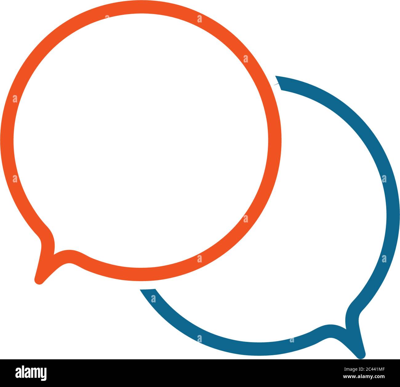 Speech bubble logo template vector icon illustration design Stock ...