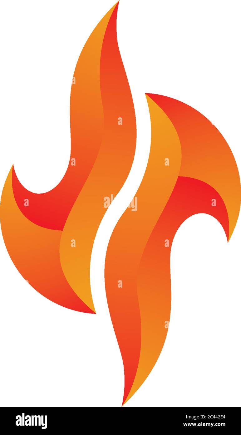 Fire logo template vector icon Stock Vector Image & Art - Alamy