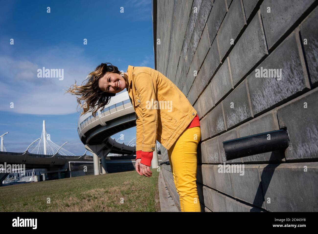 Woman bending over camera hi-res stock photography and images - Alamy
