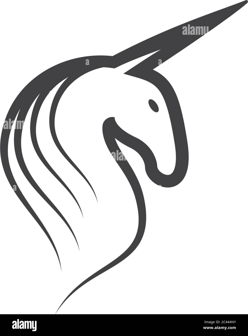 Pegasus logo template vector icon illustration design Stock Vector