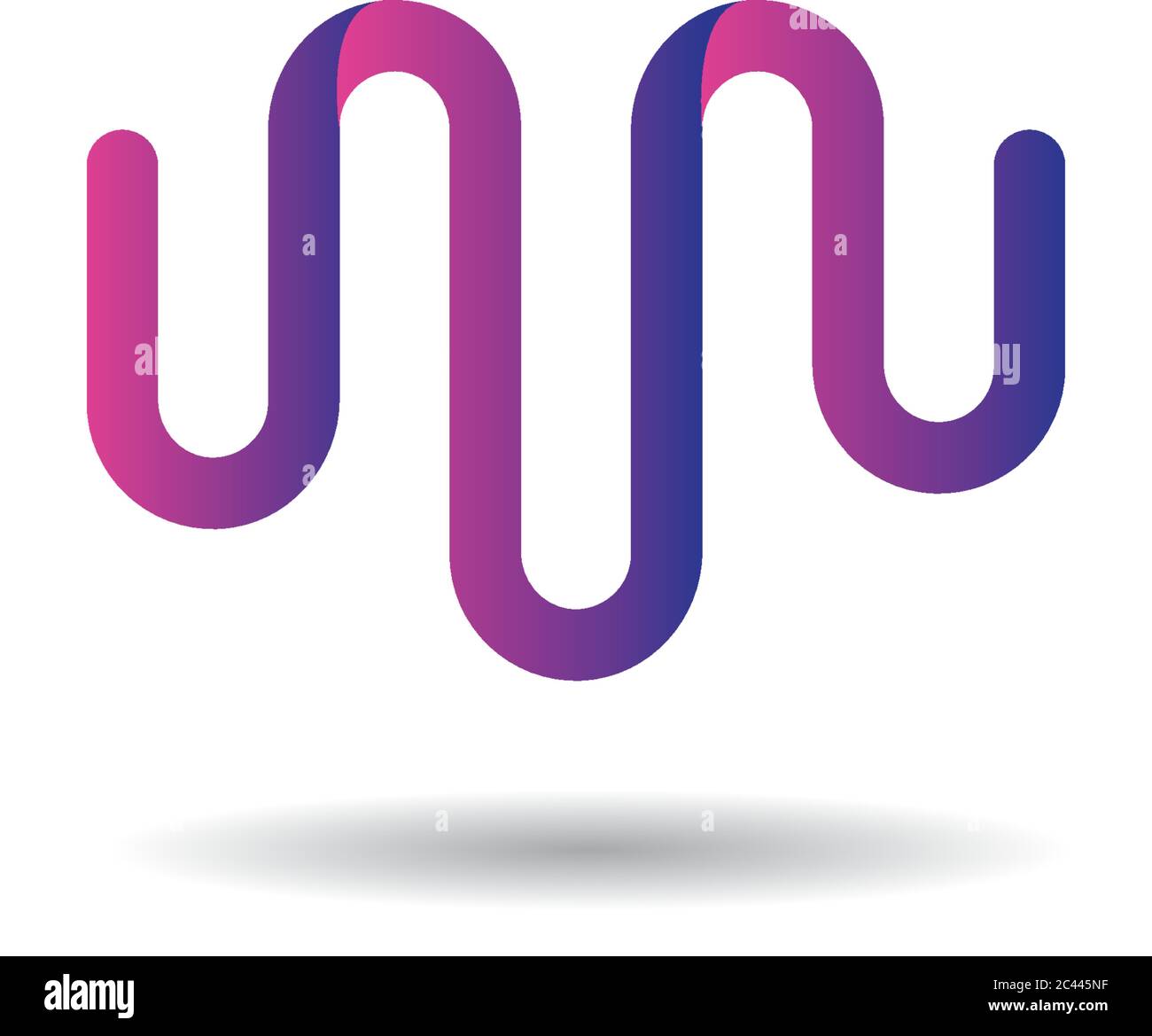 Abstract logo template vector icon illustration design Stock Vector