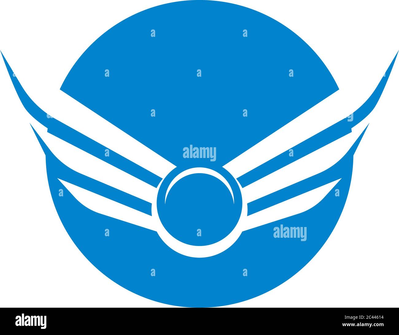 Wing logo template vector icon design Stock Vector