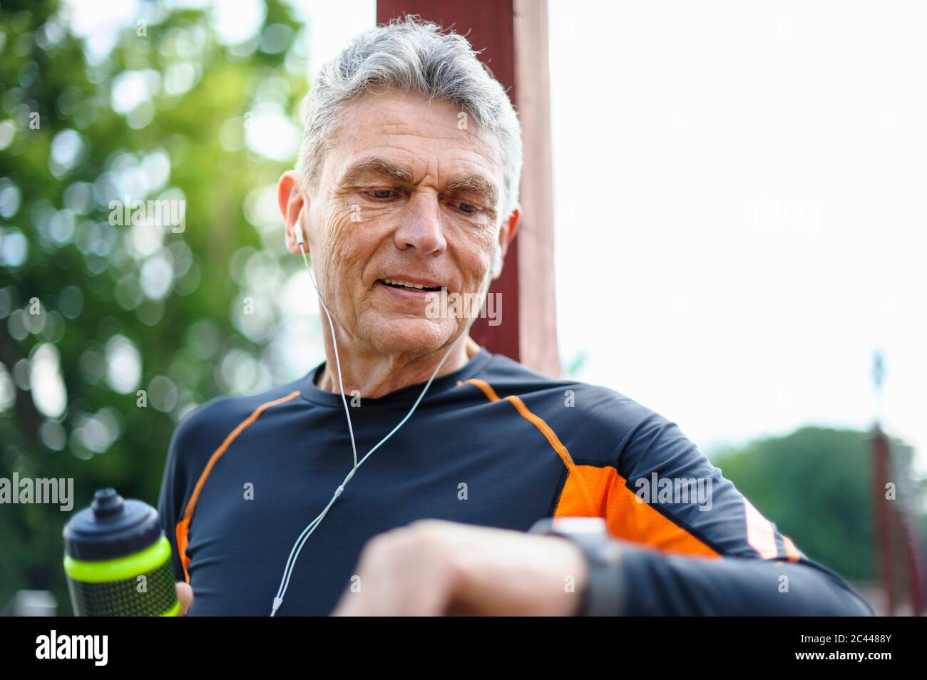 Man walking fitness park hi-res stock photography and images - Alamy