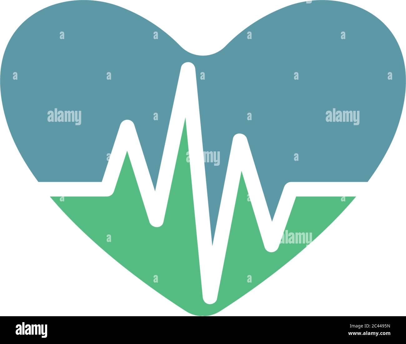 Pulse logo template vector icon Stock Vector