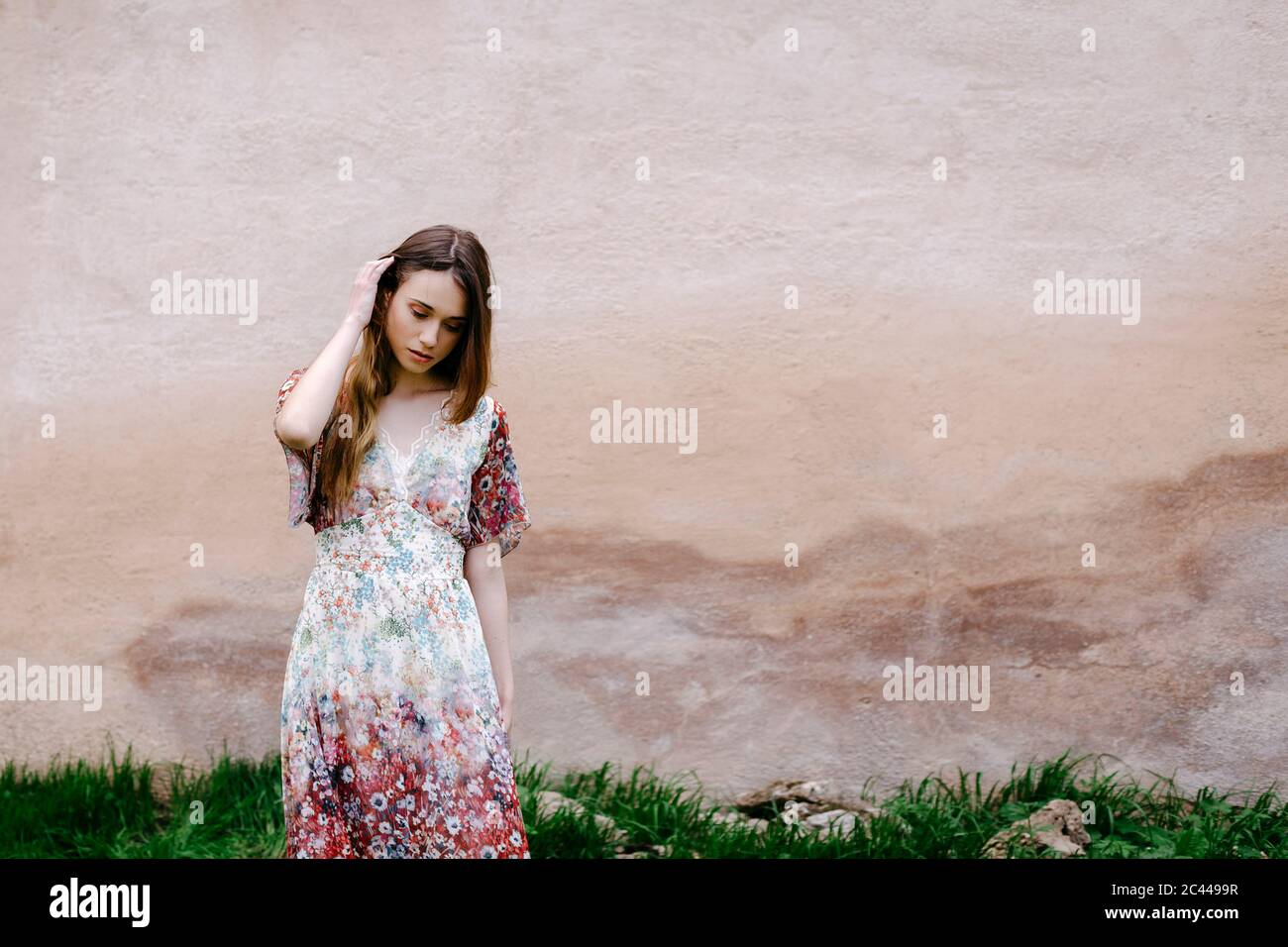 Woman wearing dress hi-res stock photography and images - Alamy