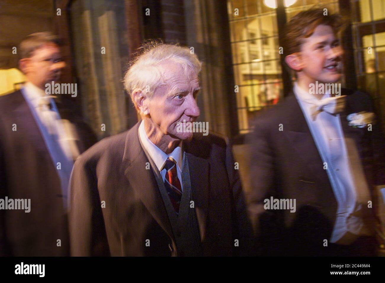 Historical archive image  Former Prime Minister of Rhodesia, Ian Smith, photographed at Oxford Union Society in 2000 Stock Photo