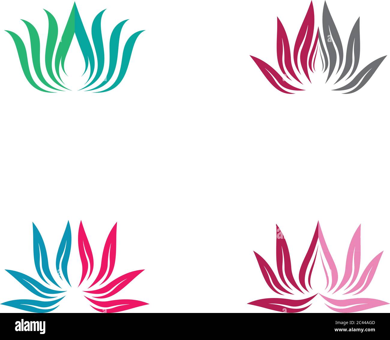 Beauty vector flowers design logo Template icon Stock Vector Image & Art -  Alamy