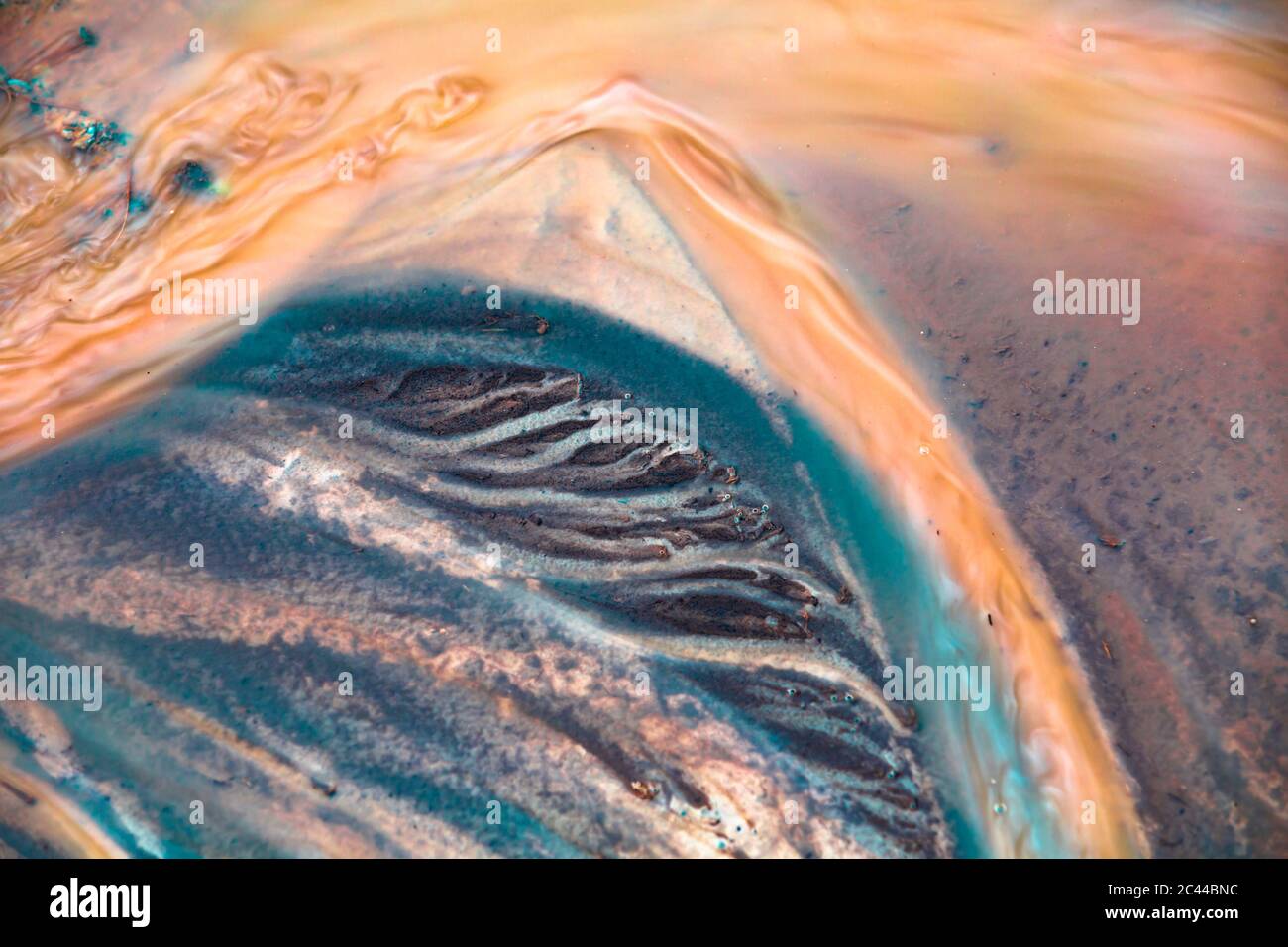 Georgia, Close-up of brown dirty puddle of water Stock Photo - Alamy