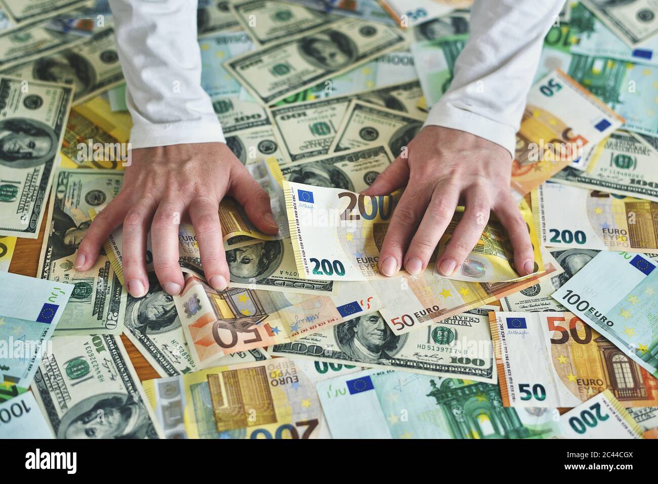 Lust for money hi-res stock photography and images - Alamy