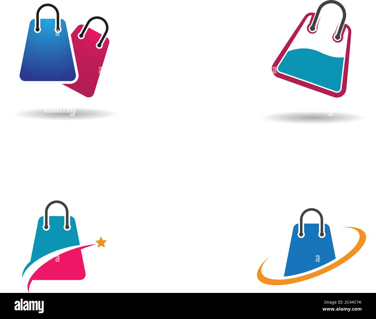 Shop logo template vector icon illustration design Stock Vector