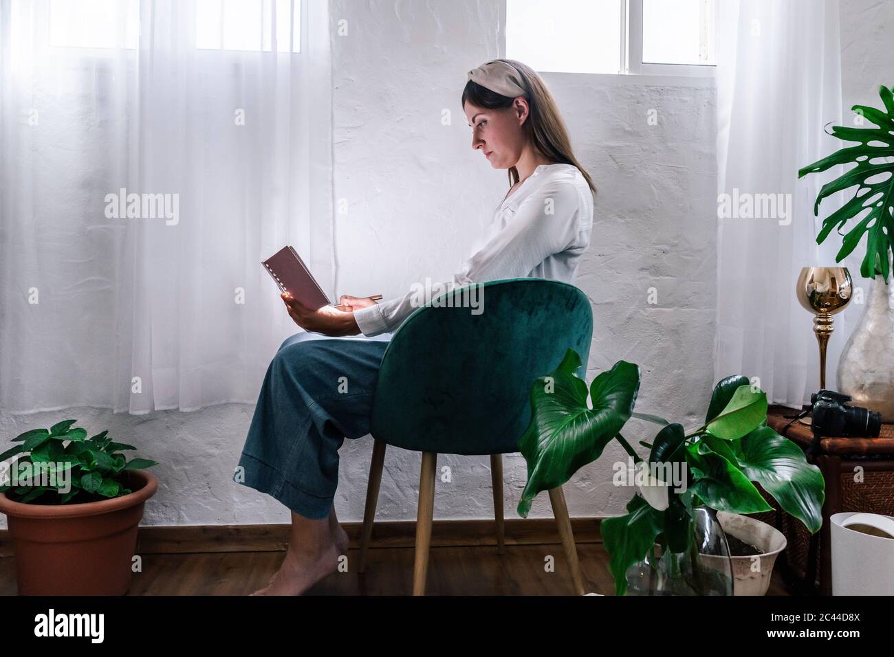 Chair book bedroom hi-res stock photography and images - Alamy