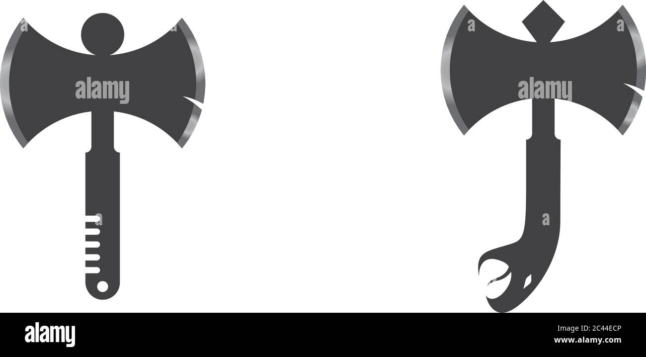 Axe logo template vector icon illustration design Stock Vector