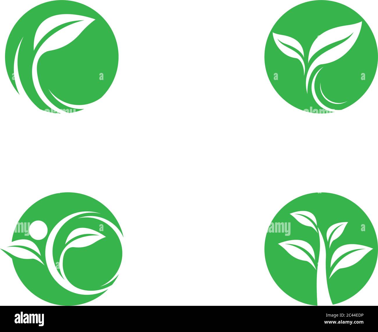 Logos of green leaf ecology nature element vector icon Stock Vector ...