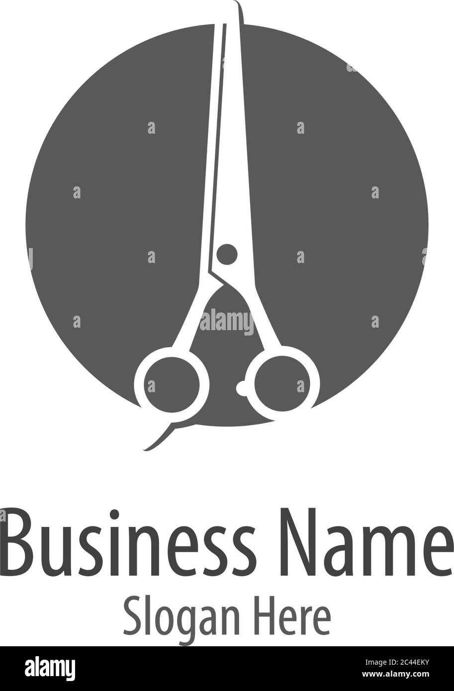 Scissors Logo Icon template vector illustration Stock Vector Image & Art Alamy