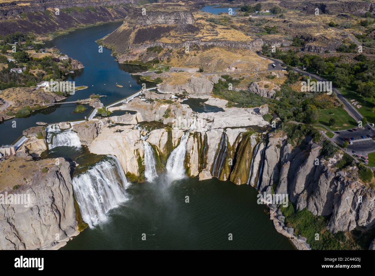 USA, Idaho, Twin Falls, Shoshone Falls on Snake River Stock Photo - Alamy