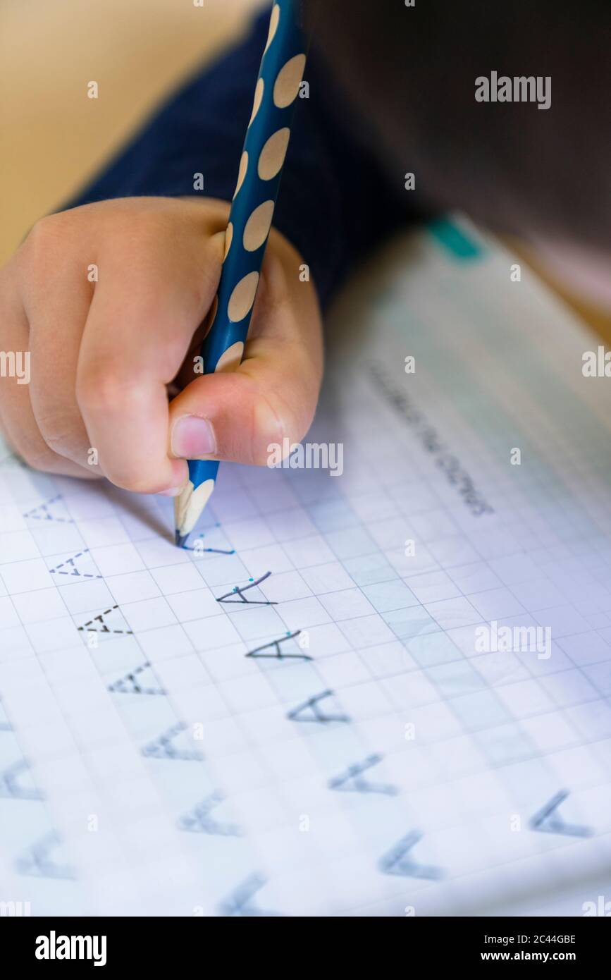 Person Writing A Letter from c8.alamy.com