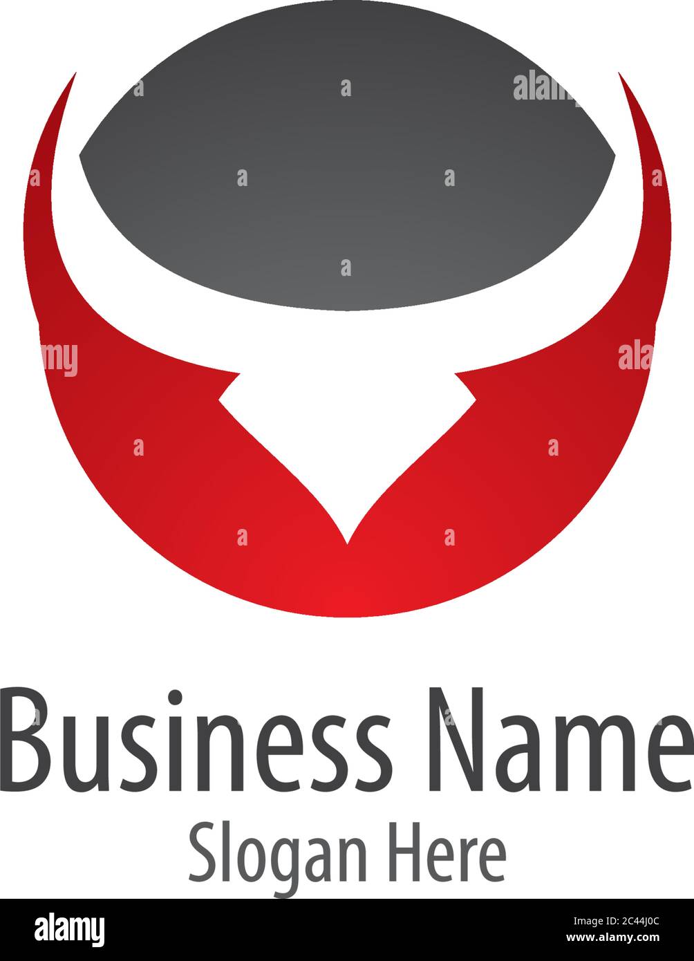 Bull logo template vector icon illustration design Stock Vector