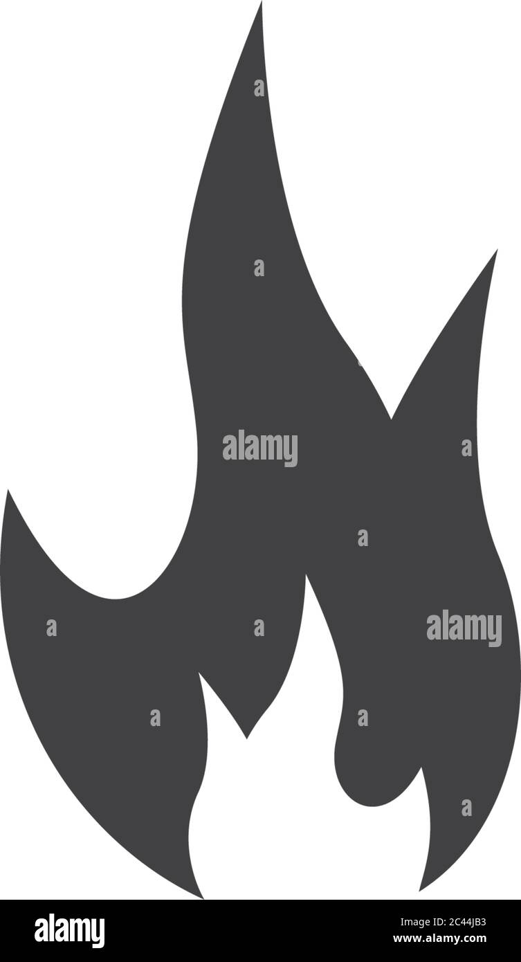 Fire logo template vector icon Stock Vector Image & Art - Alamy