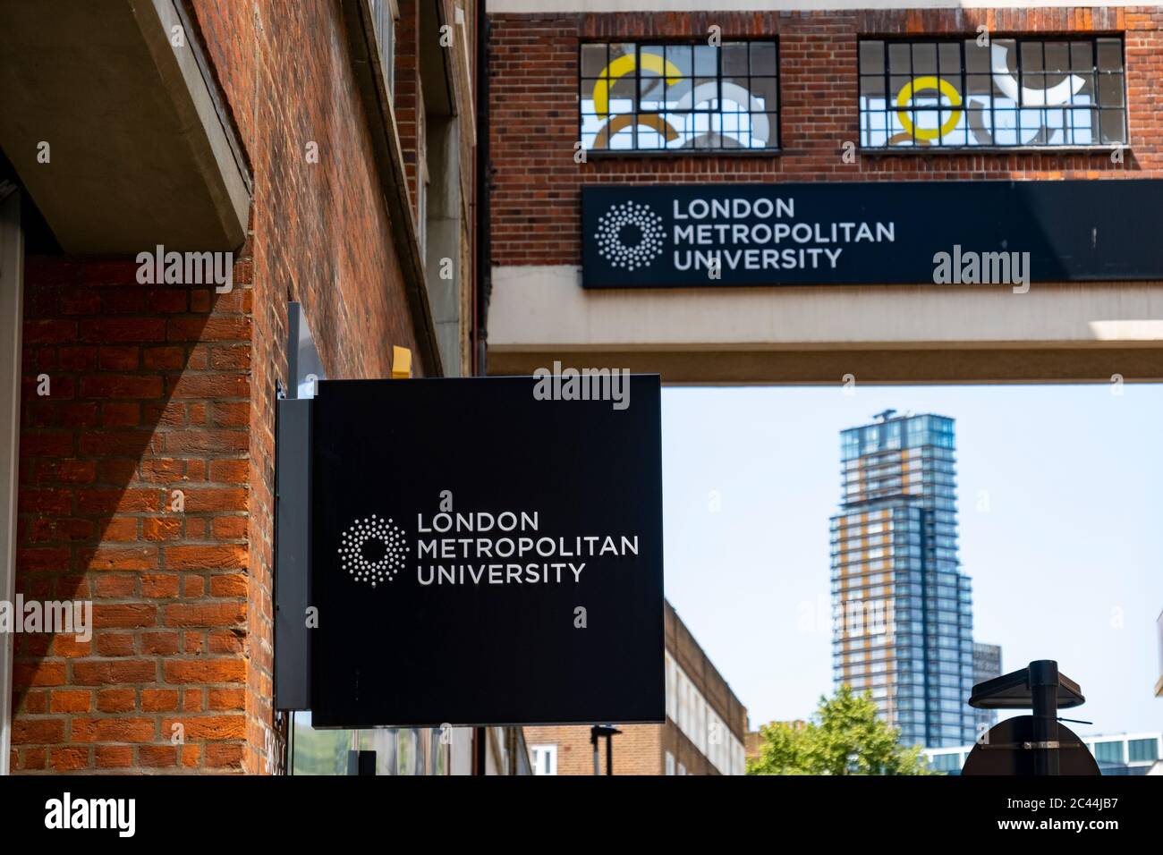 LONDON- JUNE, 2020: London Metropolitan University, or London Met, a public research university in London, England. Stock Photo
