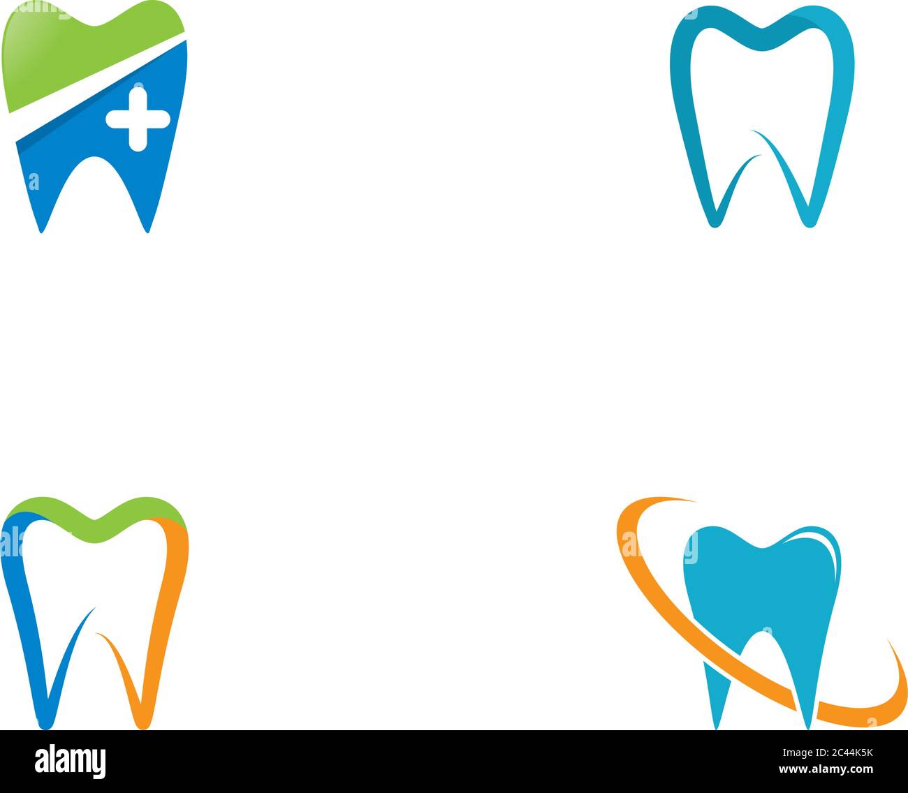 Dental logo template vector illustration icon design Stock Vector