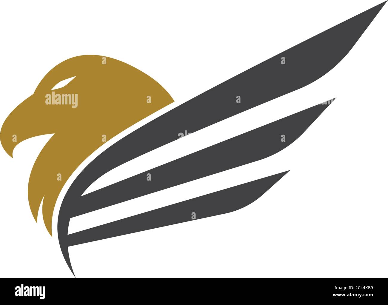 Eagle logo template vector icon  illustration design Stock Vector