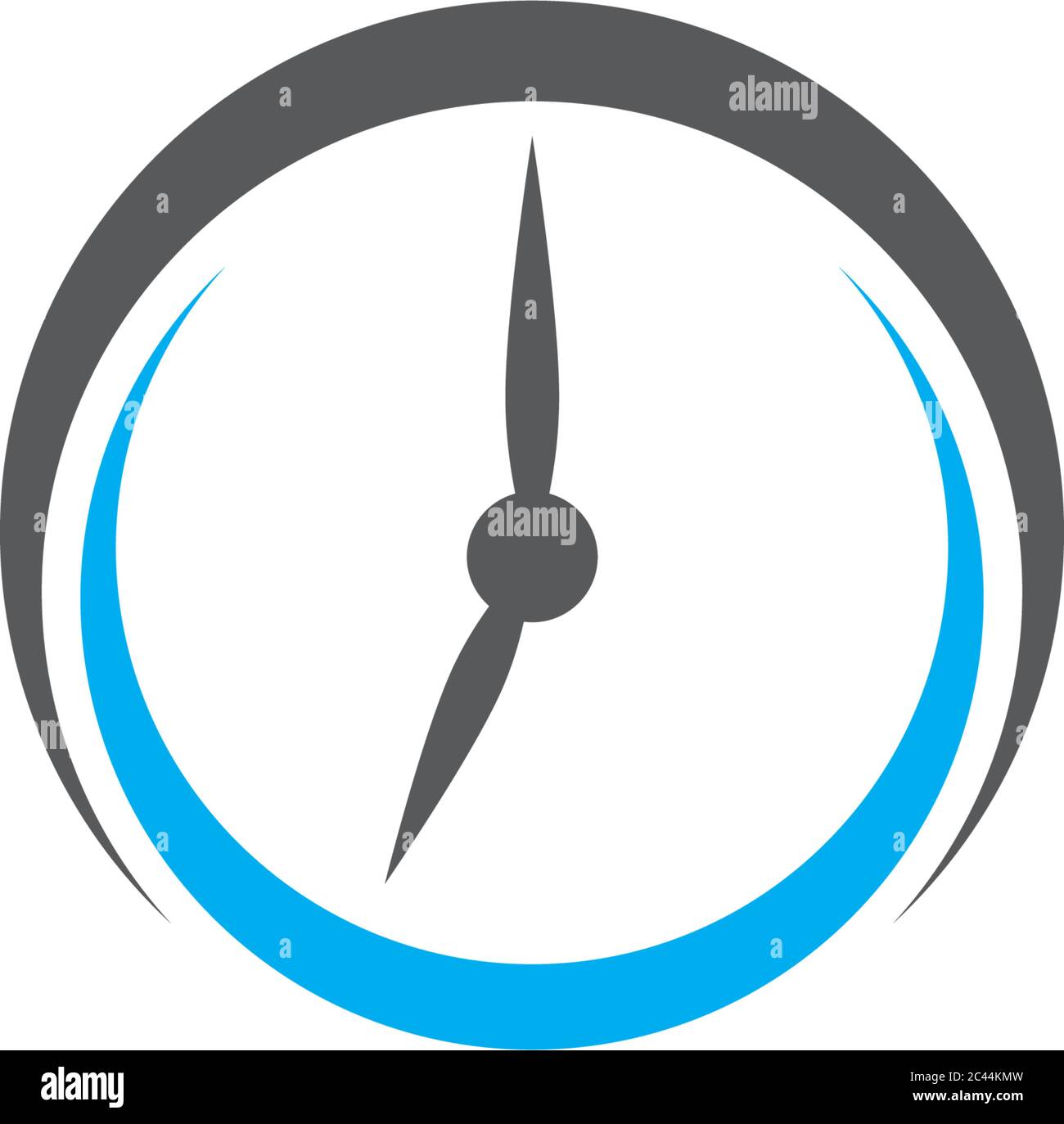 Clock vector icon illustration design Stock Vector