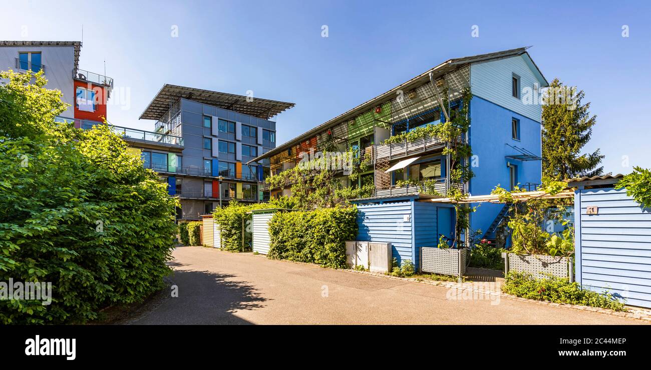Solar Settlement Schlierberg Spring High Resolution Stock Photography solar-settlement-schlierberg-spring-high-resolution-stock-photography