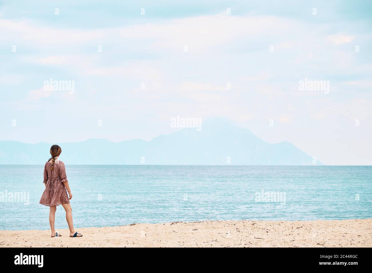 Rear view woman hi-res stock photography and images - Alamy