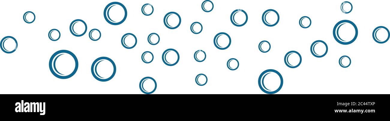 Bubbles water vector icon illustration Stock Vector