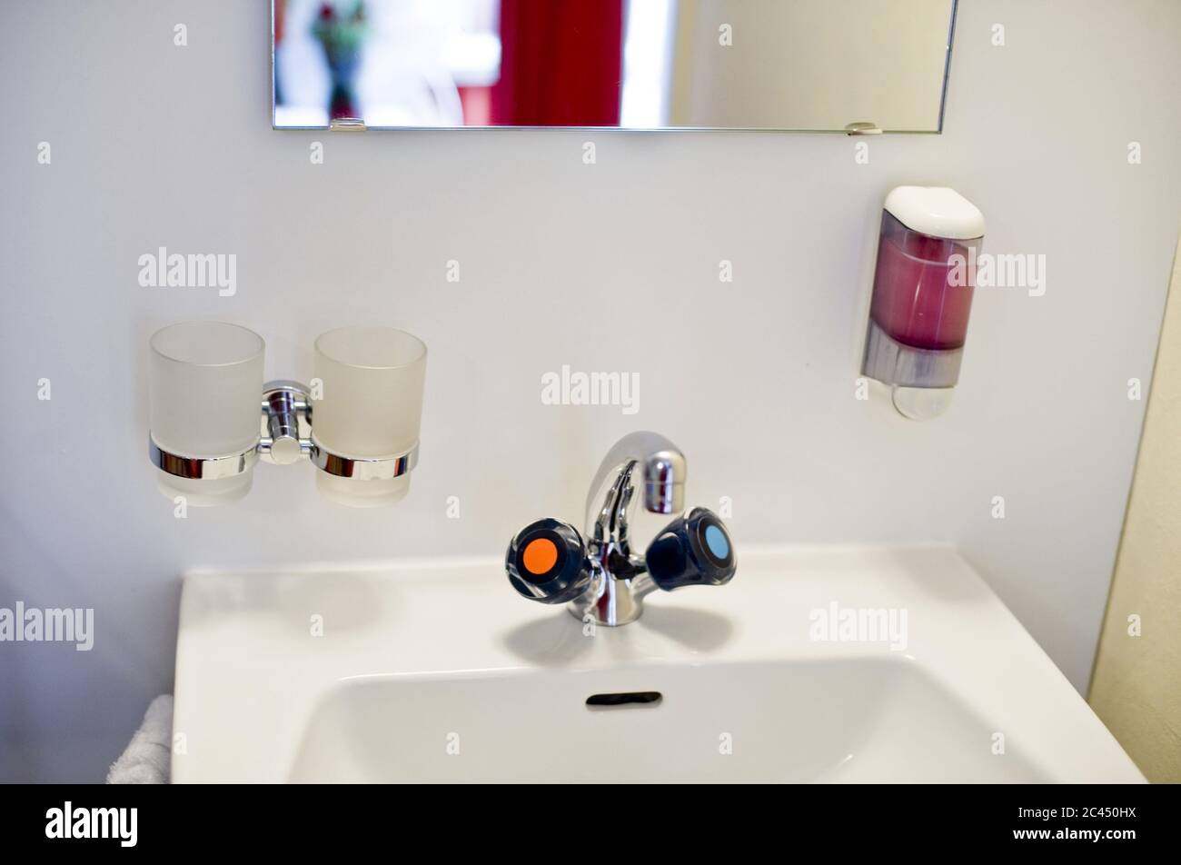 Sink in the bathroom Stock Photo - Alamy
