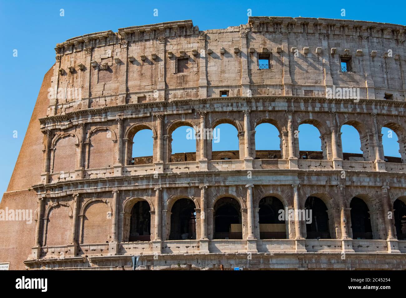 Colosseum - the main tourist attractions of Rome, Italy. Ancient Rome ...