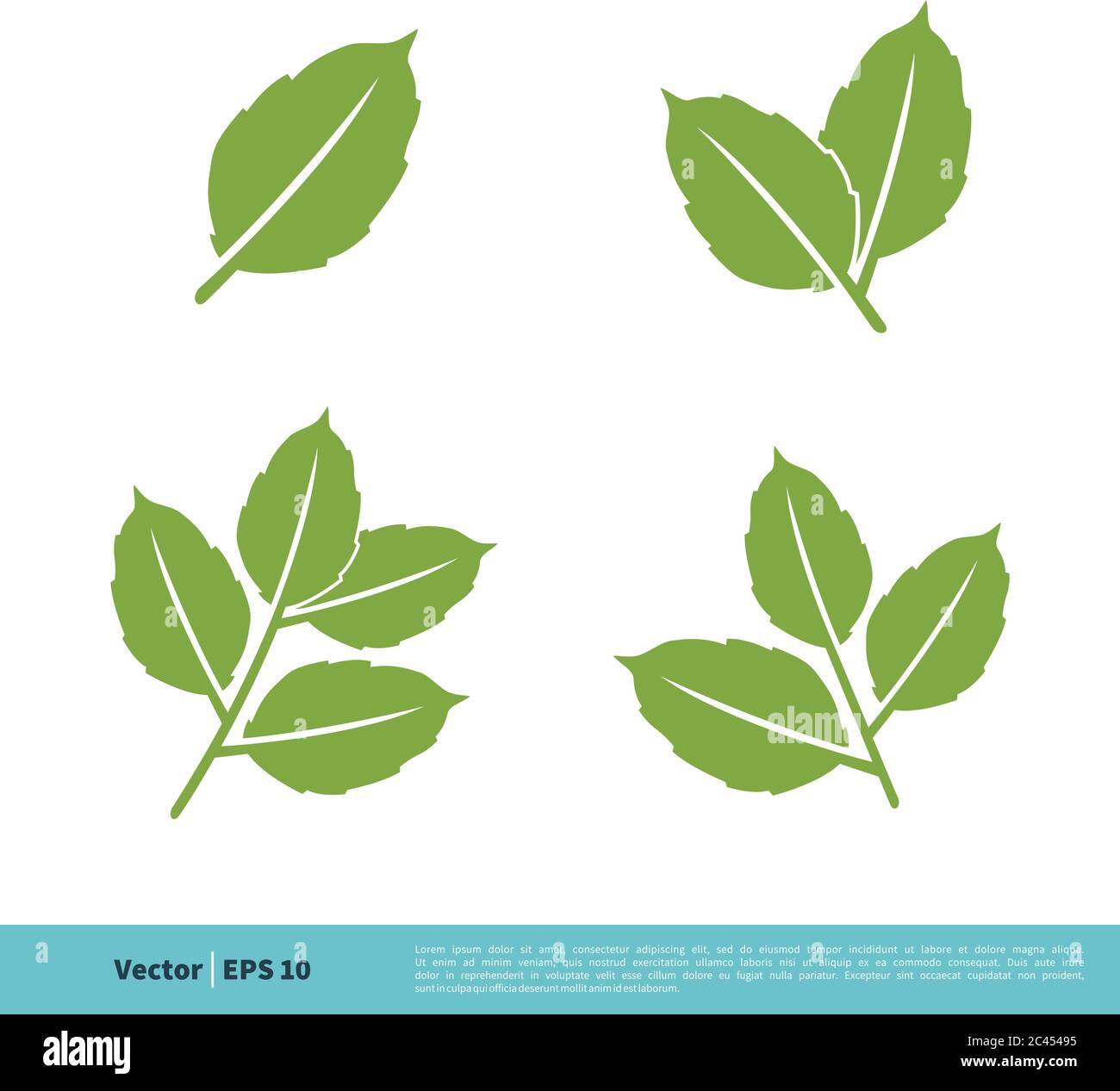 Ecology Leaf Sphere Icon Vector Logo Template Illustration Design ...