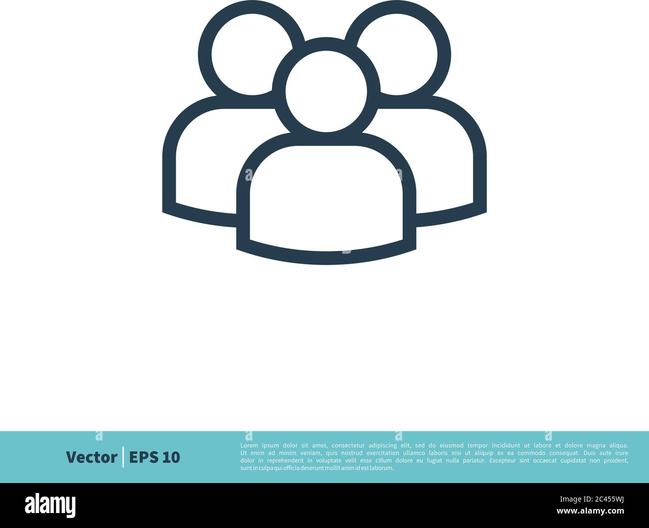 Teamwork Icon Vector Logo Template Illustration Design. Vector EPS 10 ...