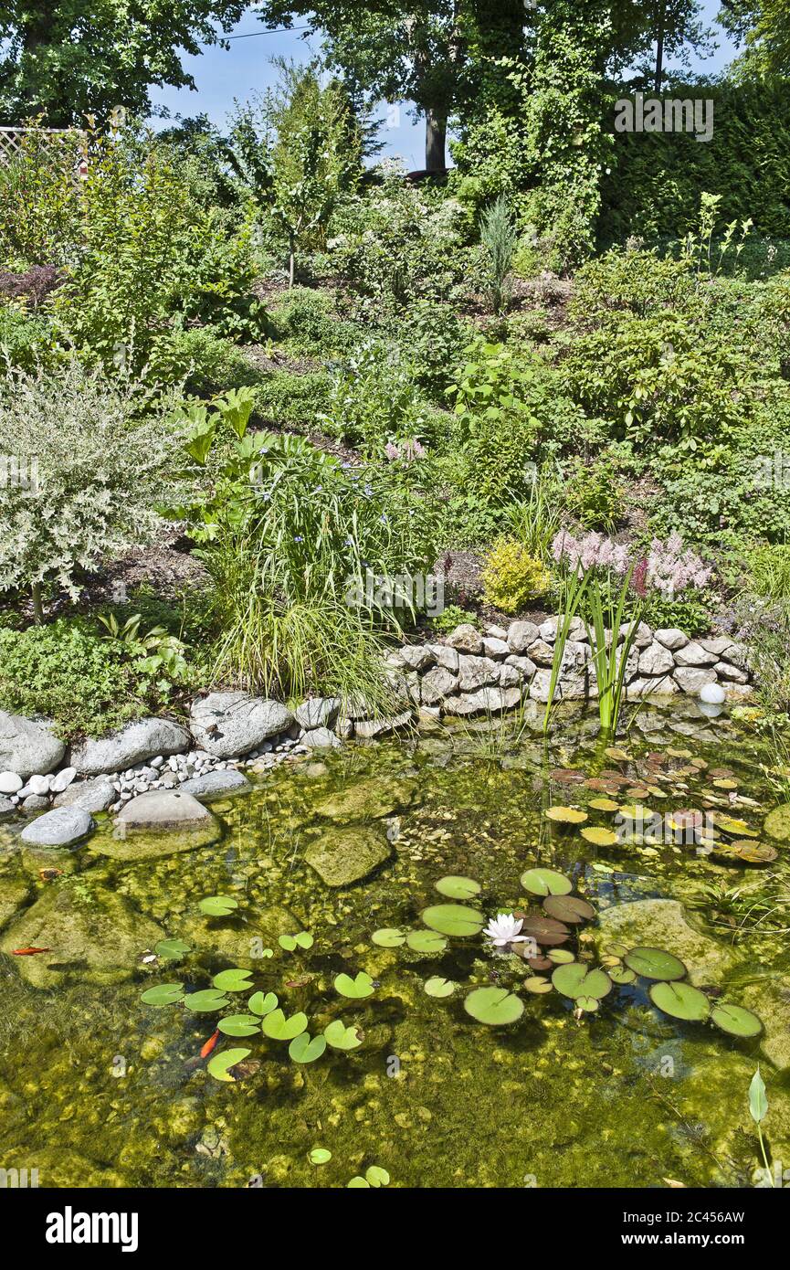 Gilching Germany Idyllic garden, Gilching, Bavaria, Germany Stock Photo - Alamy