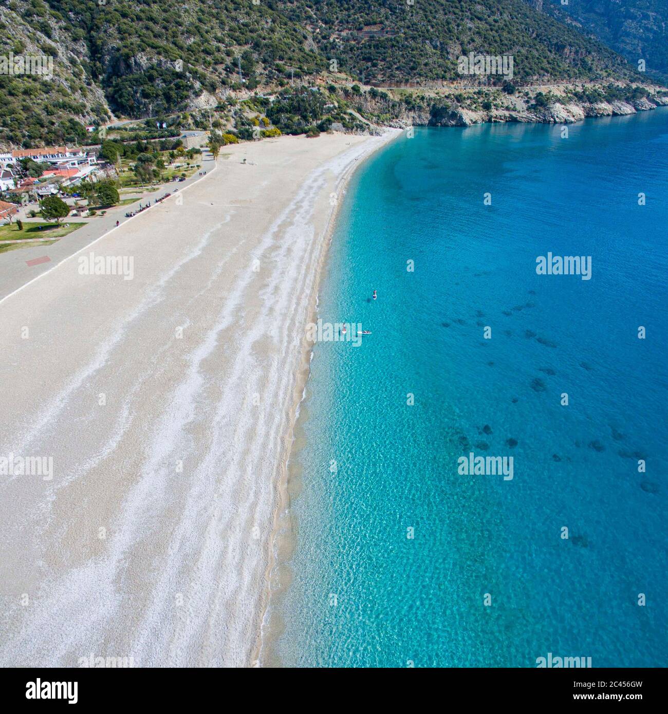 Fethiye Turkey Belcekiz Beach Aerial Stock Photo - Alamy