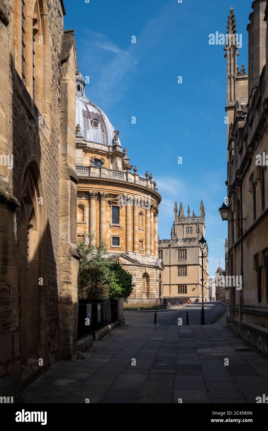 Bodleian Library and Radcliffe Camera Oxford Stock Photo