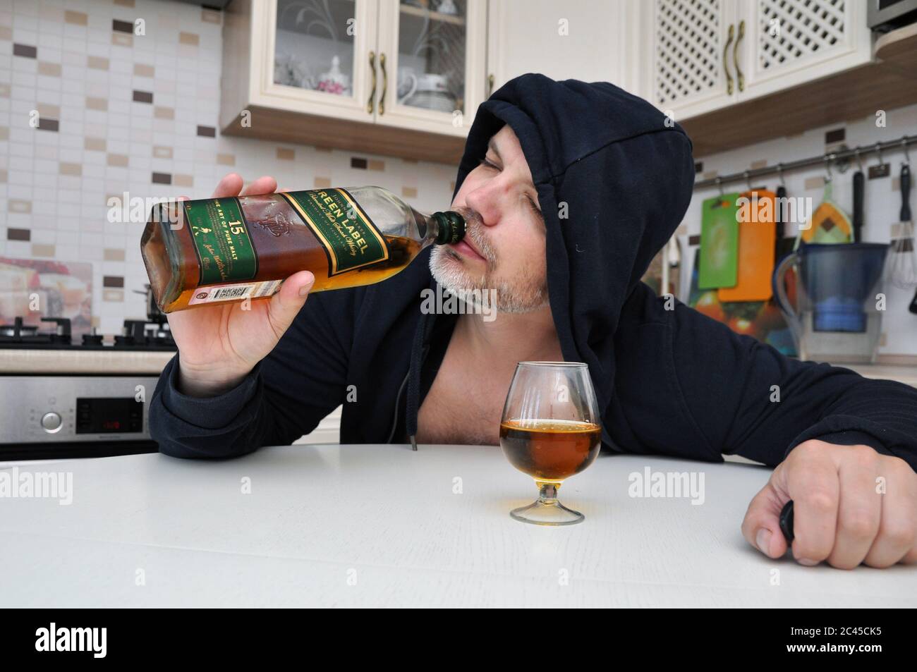 Johnnie walker black label logo hires stock photography and images Alamy