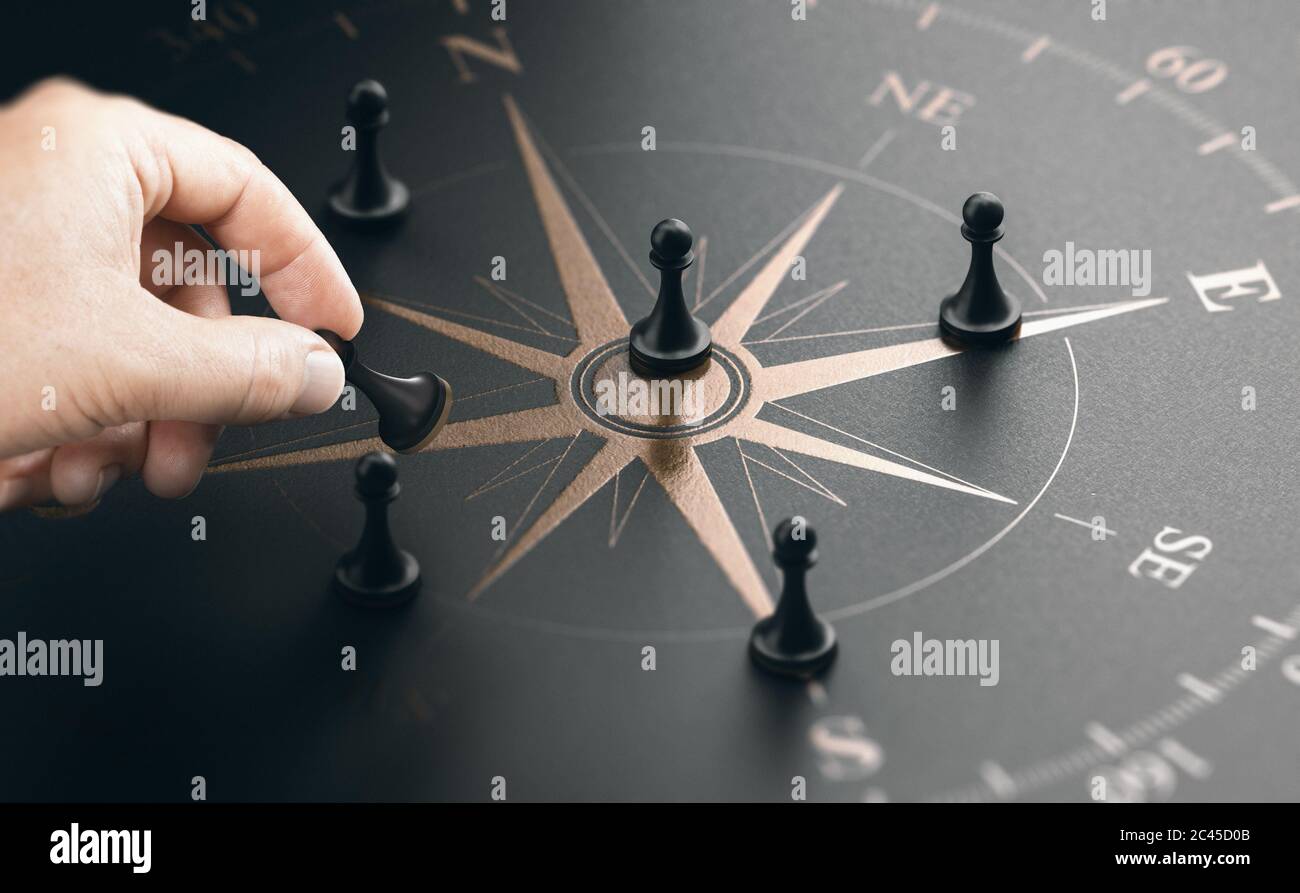 Composite image between a hand photography and a 3D background. Stock Photo