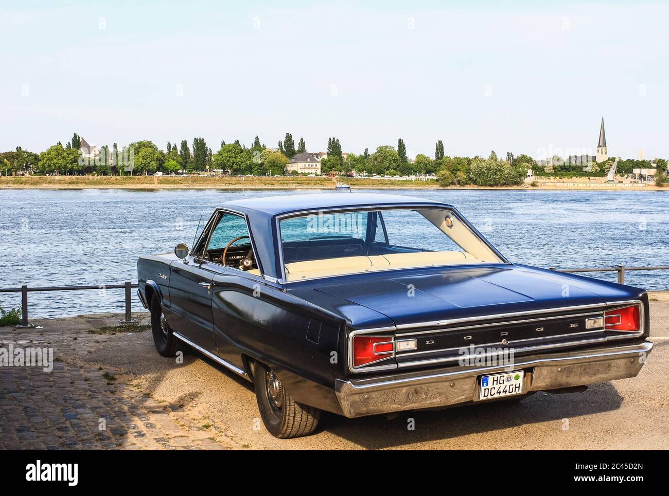 Mainz Germany May 11 2018 Mainz Germany May 07 2011 A Classic Car By The River Rhine In The German City Of Mainz Stock Photo Alamy