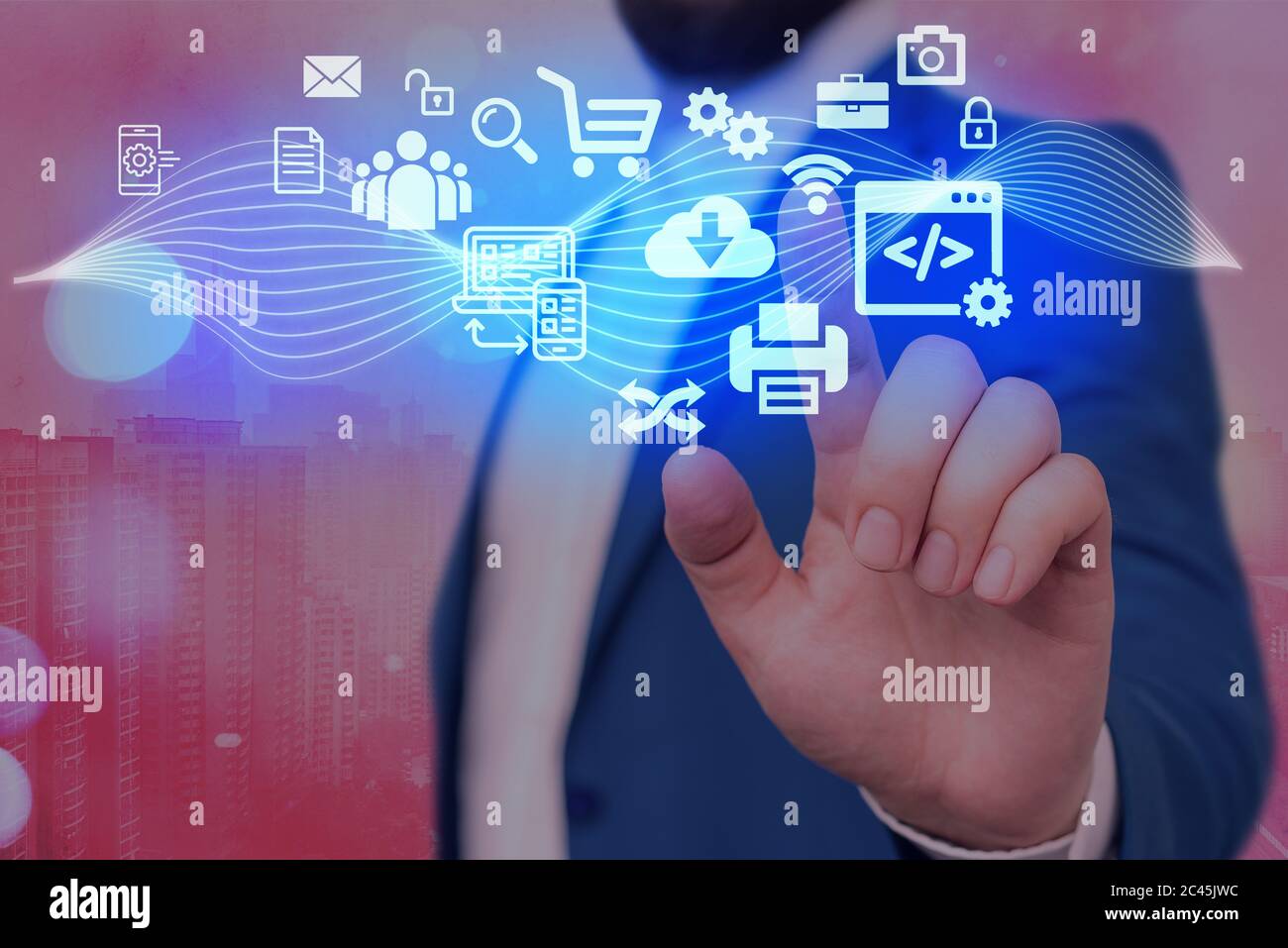 Information Digital Technology Network Connection Infographic Elements ...
