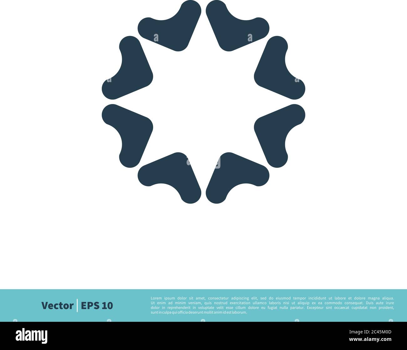 Decorative Star Icon Vector Logo Template Illustration Design. Vector ...