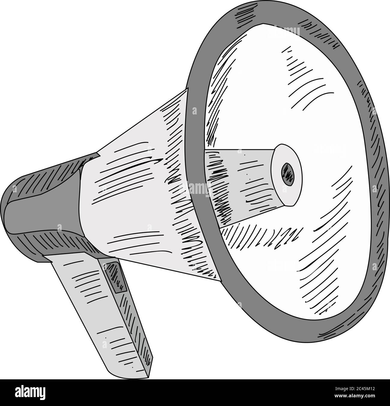 vector isolated on white background loudspeaker Stock Vector Image ...