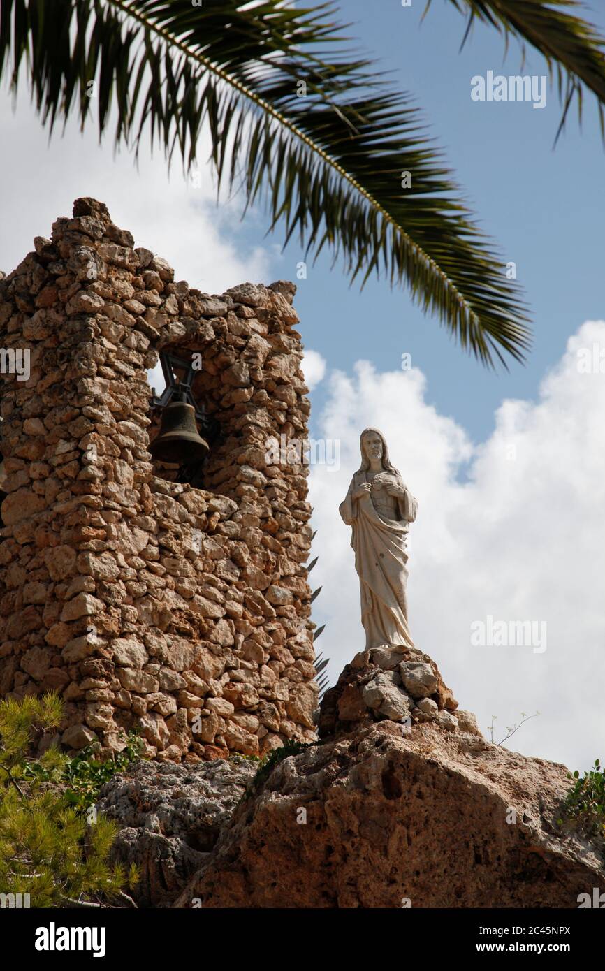 statue-and-church-bell-mijas-spain-stock-photo-alamy