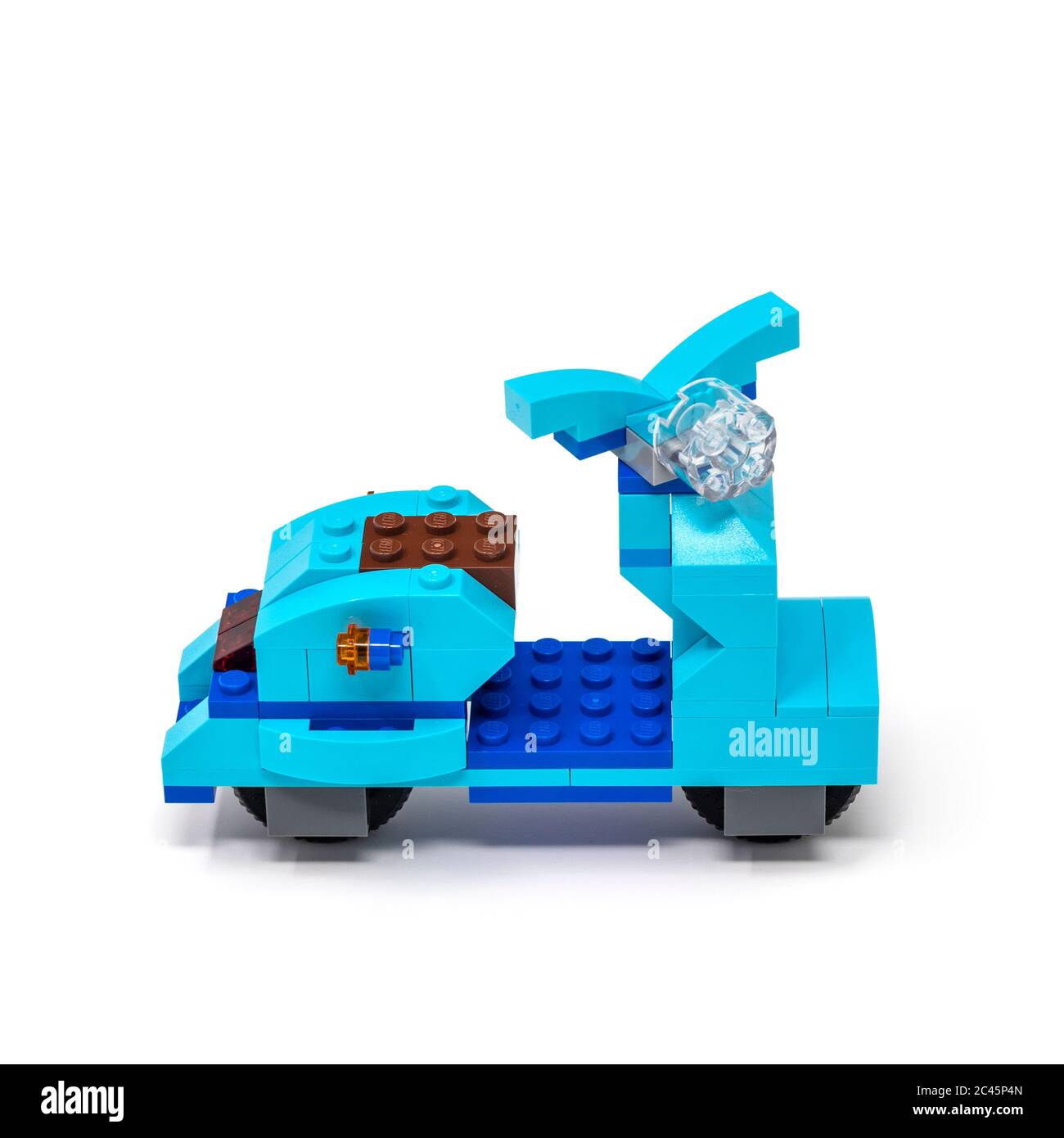 LEGO ROLLER Aqua CHIARO NUOVO 15396c06 SCOOTER ROLLER SCOOTER CICLOMOTORE VESPA MOTORINO