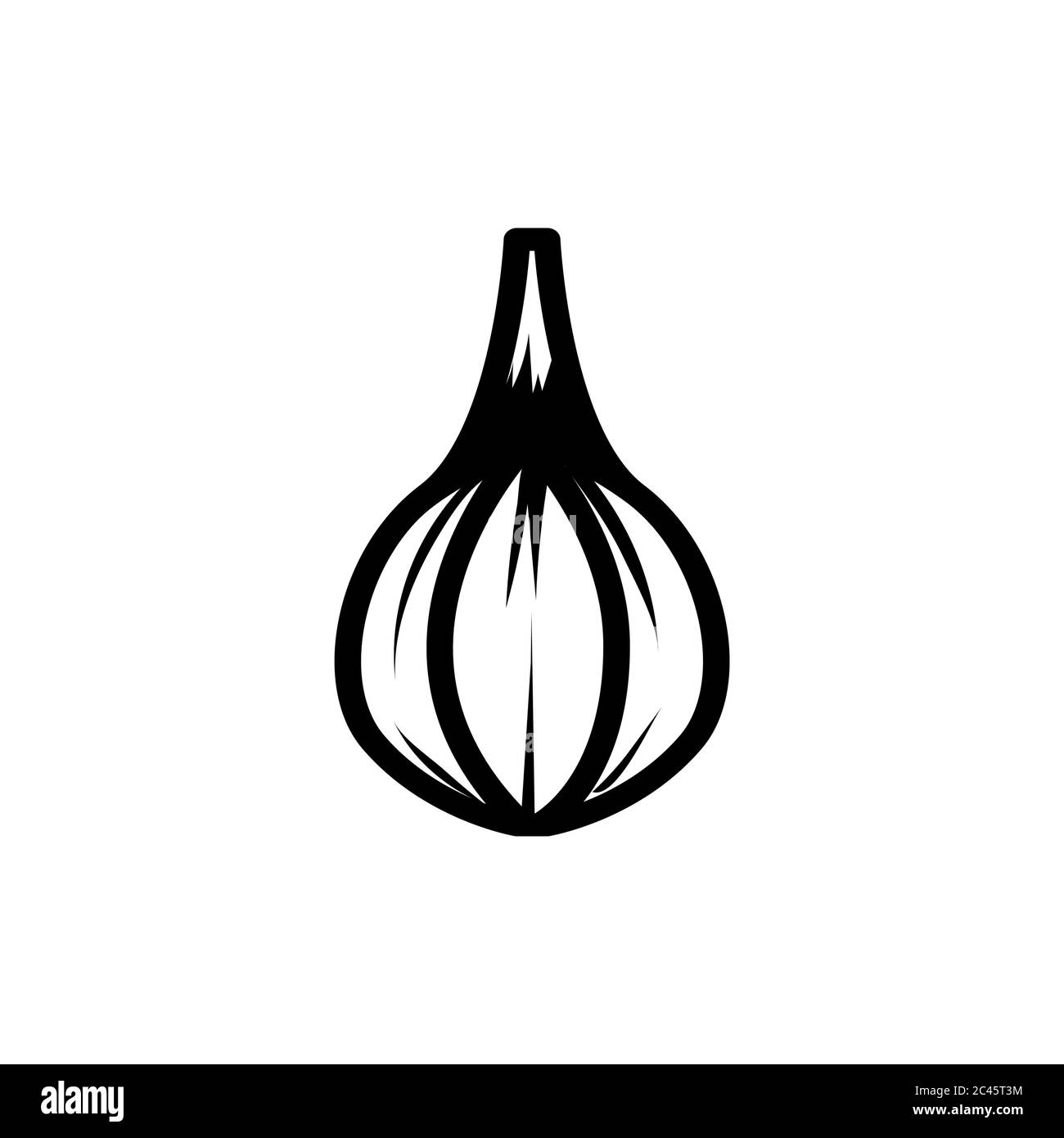Onion vector vectors Black and White Stock Photos & Images - Alamy