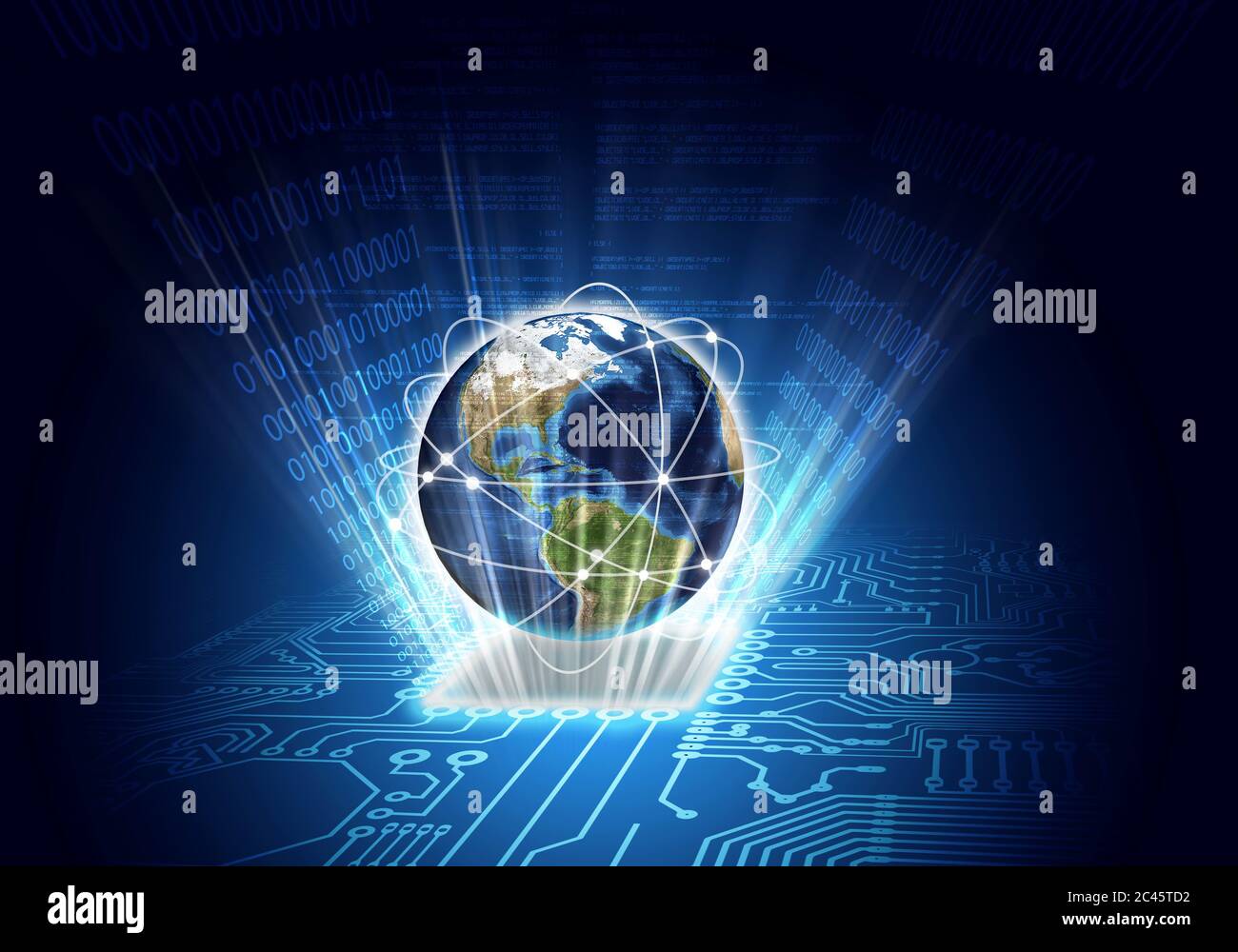 Internet Rising Stock Photo