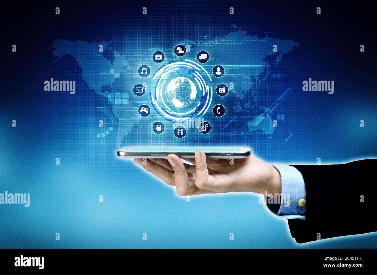 Internet Smart phone Stock Photo - Alamy