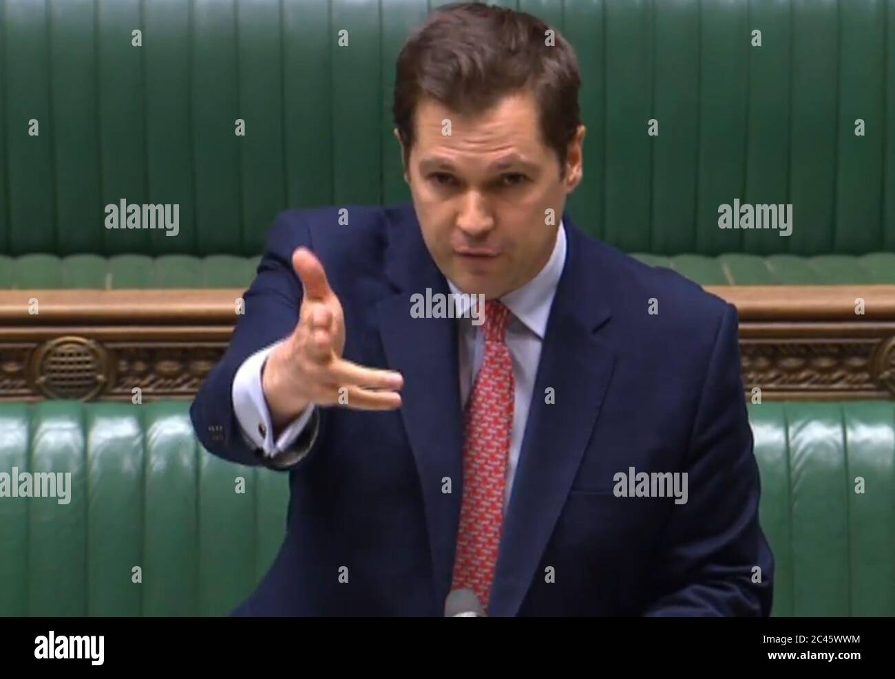 Housing secretary robert jenrick speaking hires stock photography and