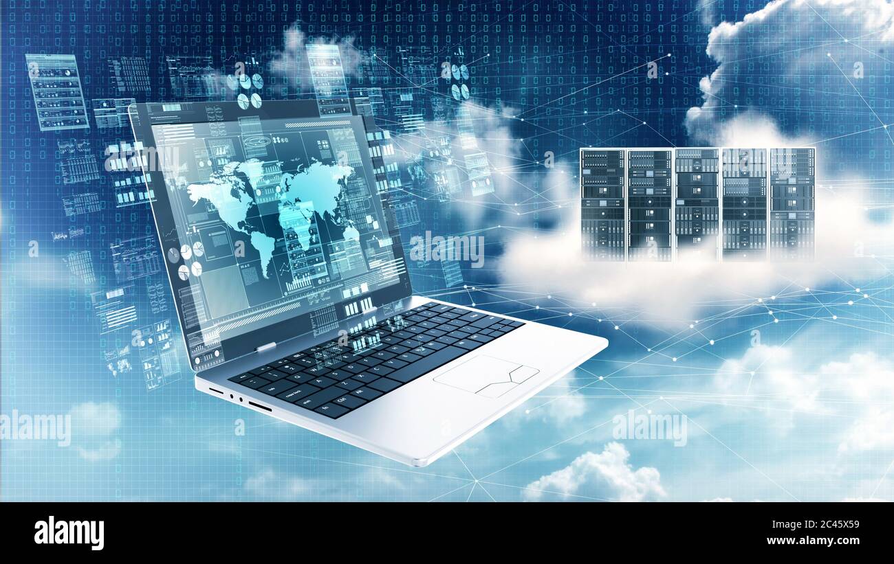 Internet information technology concept Stock Photo