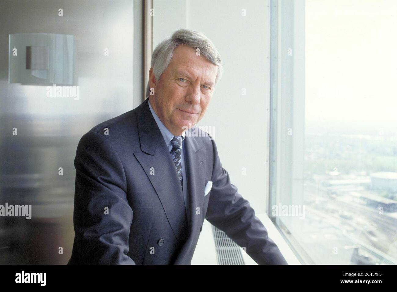 Dr. Manfred Schneider - former CEO and current Chairman of the Supervisory Board of Bayer AG Stock Photo